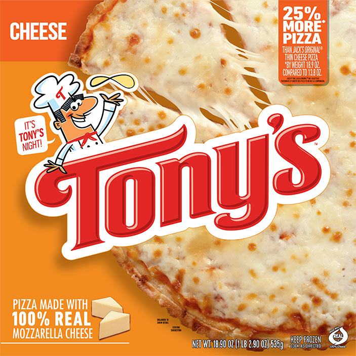 Tony's Pizza And Sandwiches 3 5/8" x 2 3/4" Embroidered Patch 