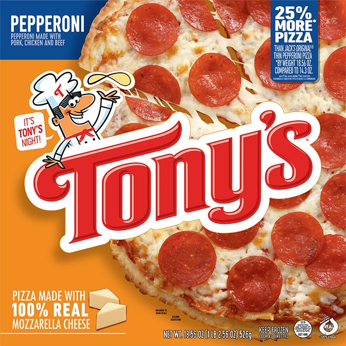 Mijlpaal bijwoord Floreren TONY'S® Pepperoni Pizza